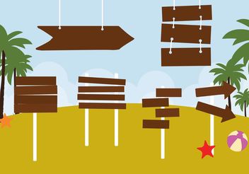 Billboard collection - vector gratuit #152983